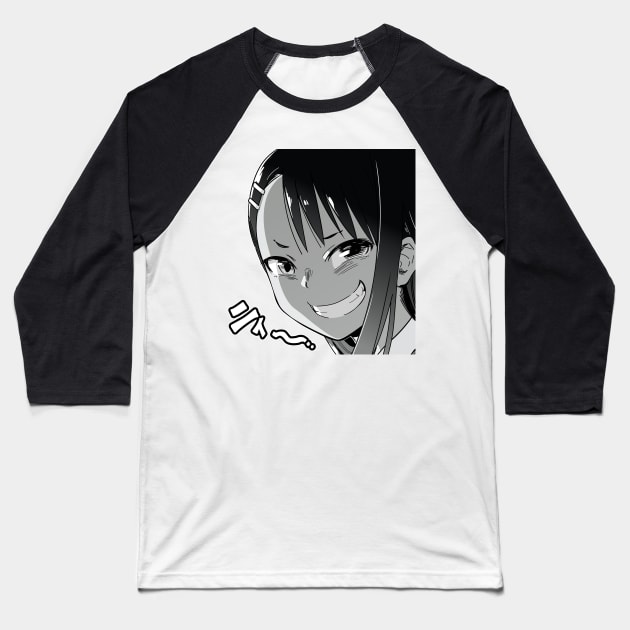 Nagatoro Smug Baseball T-Shirt by KokoroPopShop